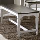 Liberty Furniture Allyson Park Charcoal/Wirebrushed White Bench-1