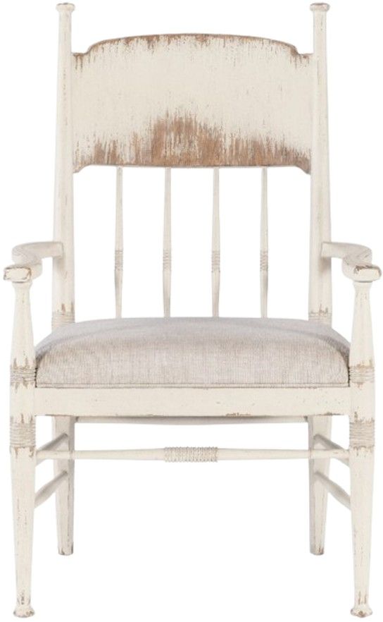Hooker® Furniture Americana Biscuit/Daisy Dining Arm Chair-2