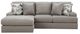 Benchcraft® Lindon 2-Piece Smoke Left-Arm Facing Sectional and Chaise-0