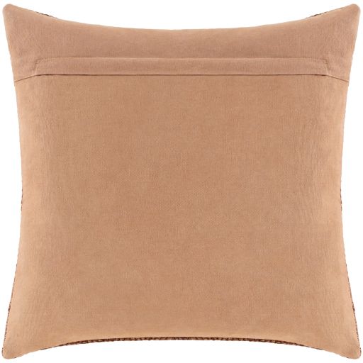 Surya Camilla Camel 20"x20" Toss Pillow with Polyester Insert-3