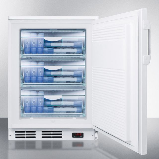 Accucold® 24" 3.5 Cu. Ft. White All-Freezer-3