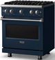 Viking® 5 Series 30" Slate Blue Pro Style Gas (LP) Range with Polished Chrome Trim-2
