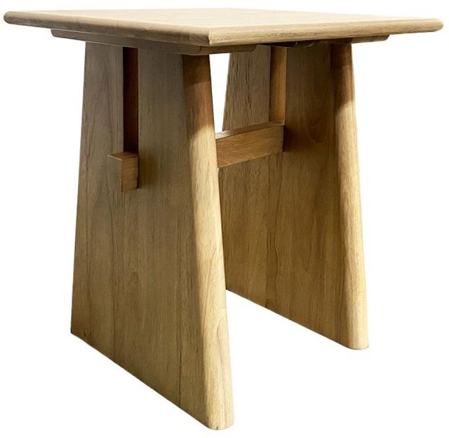 Nest Home Collections Natalie Weathered Timber End Table-0