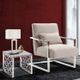 Armen Living Skyline Gray Accent Chair-1