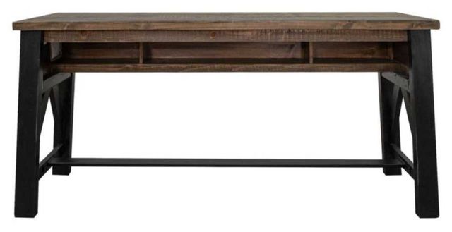 International Furniture Direct Loft Brown Counter Sofa Table-3