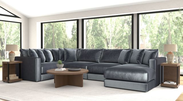 Jackson Furniture Remington 5-Piece Slate U-Shape Sectional and Chaise-2