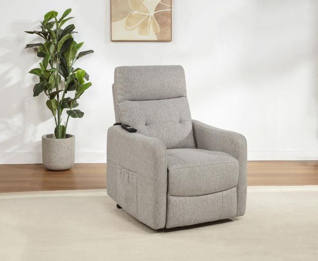 Coaster® Dayes Taupe Power Lift Recliner Chair-2