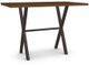Amisco Customizable Alex Solid Birch Bar Table with 1.63" Tabletop -0