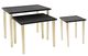 A & B Home 3-Piece Black Side Table Set-0