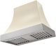 La Cornue Cascade Series 36" Morning Dew Wall Mounted Range Hood with Satin Chrome Trim-0