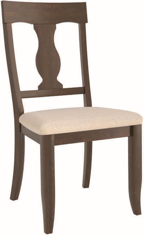 Canadel® Canadel Cognac Washed Upholstered Side Chair-0