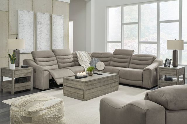 Signature Design by Ashley® Next-Gen Gaucho 2-Piece Putty Power Reclining Living Room Set-3