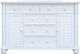 Cottage Creek Furniture Beachfront White Dresser-0