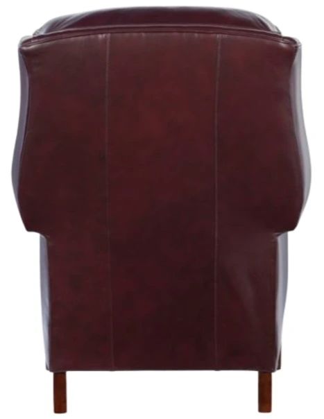 Bradington-Young Chippendale Burgundy Manual Recliner-3