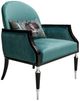 Michael Amini® La Francaise Azure/Black Accent Chair-0