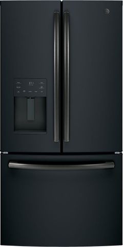 GE® 36 in. 25.6 Cu. Ft. Black Slate French Door Refrigerator