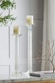 A & B Home Silver 22" Candle Holder-1
