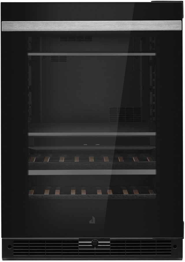 JennAir® NOIR™ 24" Black Wine Cooler-0