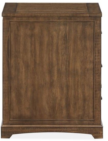 Magnussen Home® Bay Creek Toasted Nutmeg Mobile Table-2