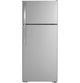 GE® 28" 17.5 Cu. Ft. Stainless Steel Top Freezer Refrigerator-0