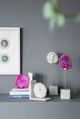 A & B Home 2-Piece Pink Agate and Marble Bookend Set-4