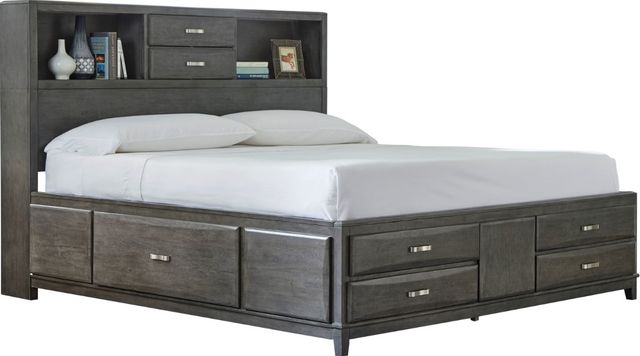 Signature Design by Ashley® Caitbrook 2-Piece Gray Full Storage Bed Set-1