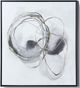 Giftcraft Black/Gold/Gray Framed Wall Art-0