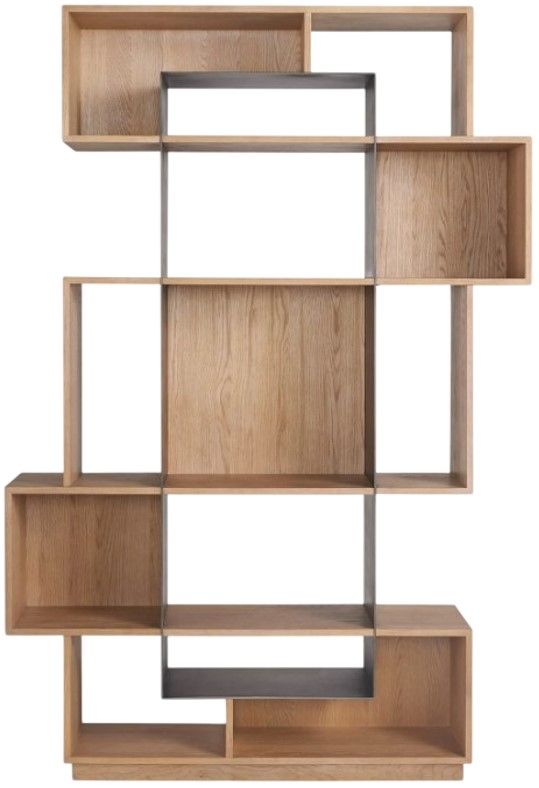 Universal Explore Home™ New Modern Jaxon Natural Oak Etagere-2