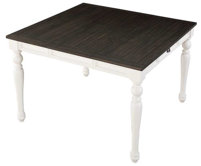 Steve Silver Co. Joanna Mocha Counter Height Table with Ivory Base-3
