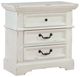 American Woodcrafters 7810 Stonebrook Distressed Antique White Nightstand-0