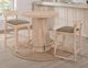 International Furniture Direct Balam Black Bistro Pub Table-1