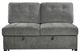 Mazin Furniture Logansport Gray 4-Piece Sectional with Pull-out Ottoman-4