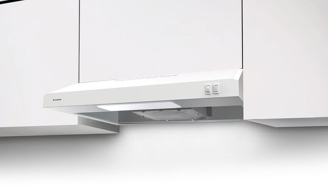 Faber Levante E 24" White Under Cabinet Range Hood-1