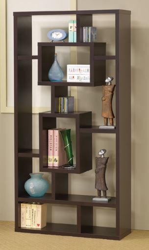 Coaster® 10-Shelf Bookcase-1