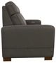 La-Z-Boy® Acadia Shitake Leather Power Reclining Loveseat with Headrest-3