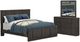 Signature Design by Ashley® Shaehartin 3-Piece Dark Brown Queen Panel Bedroom Set-0