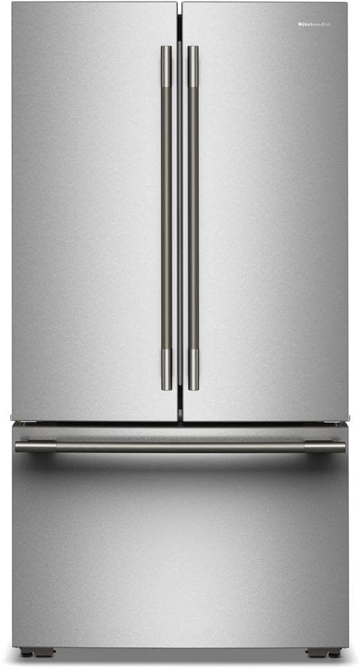 KitchenAid® 36" 24.8 Cu. Ft. PrintShield™ Stainless Counter Depth French Door Refrigerator with Internal Water Dispenser-0