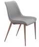 Zuo® Modern Magnus Slate Gray/Walnut Dining Side Chair-0