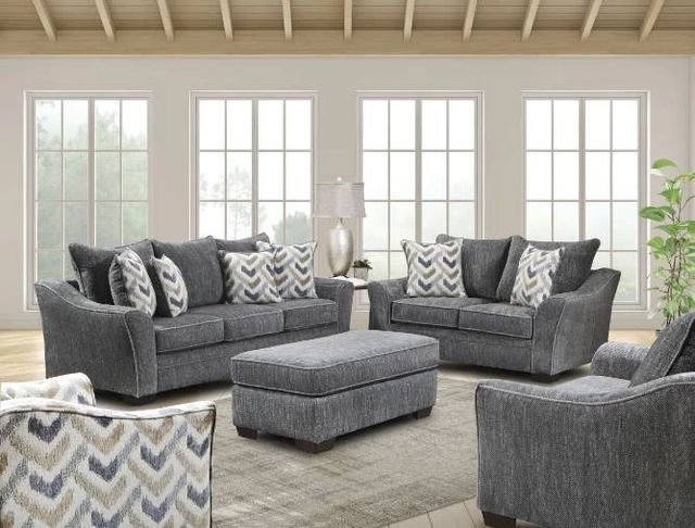 Behold™ Home Shuman Charcoal Ottoman-1