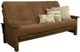 Kodiak Furniture Washington Marmont Mocha/Rustic Walnut Queen Futon with Mattress-0