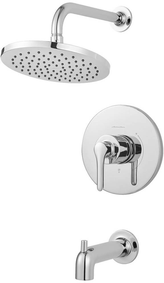 American Standard Studio® S Polished Chrome Tub and Shower Trim Kit with Pressure Balance Cartridge-0
