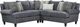 Fusion Furniture 7005 Argo 3-Piece Ash L-Shaped Sectional-0