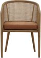 Dovetail Furniture Camile Rust Dining Chair-1