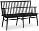 Magnolia Home by Joanna Gaines Sandy Matte Black Bench-0