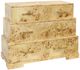 Harp & Finial® Willshire Mappa Burl Chest-0