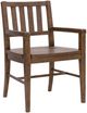 Hooker® Furniture Driftwood Worn Saddle Splatback Dining Arm Chair-0