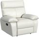 Elements International Wildcat Aviarah White Manual Recliner-0