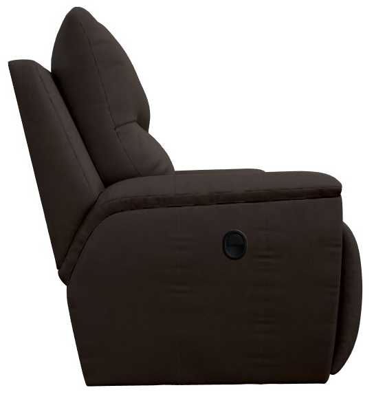 La-Z-Boy® Palmer Walnut Leather Manual Reclining Chair and a Half-3