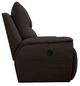 La-Z-Boy® Palmer Walnut Leather Manual Reclining Chair and a Half-3