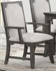 New Classic® Home Furnishings Lisbon Gray Dining Side Chair-2